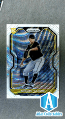 2021 Panini Prizm White Wave #165 Miguel Yajure RC Pirates